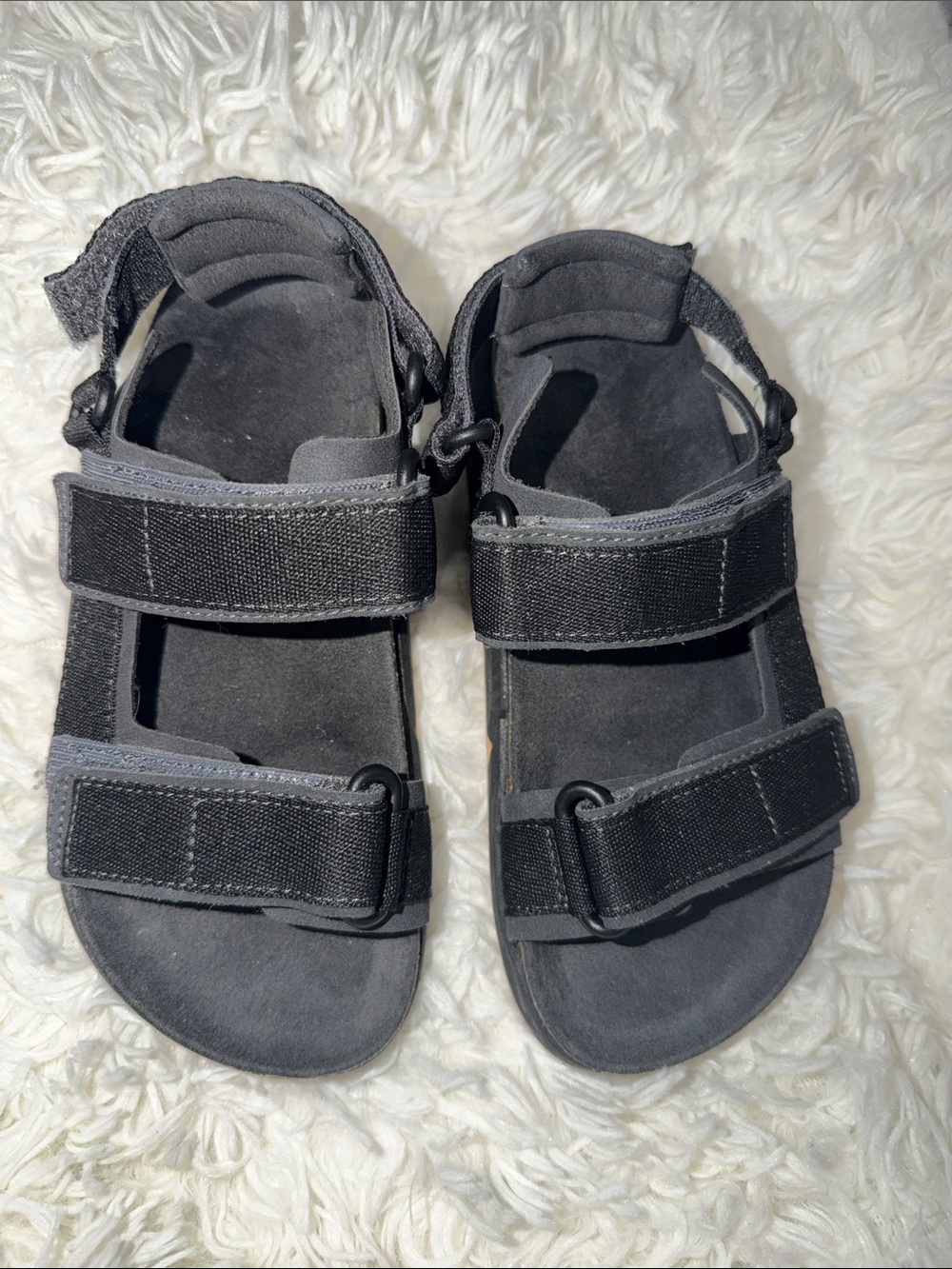 Kids ZARA Blue Adjustable Strap Sandals